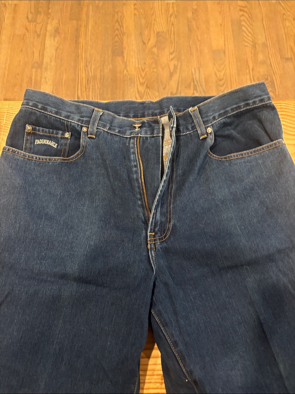 Faconnable Men's Dark Blue Denim Jeans 36R